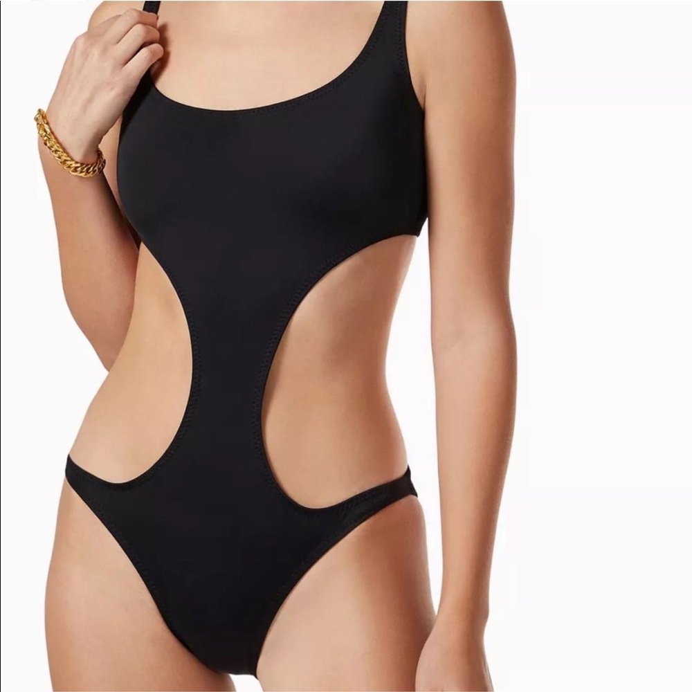 Norma Kamali Jorge Cutout One-Piece Swimsuit.